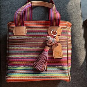 Consuela Multicolor Striped Tote